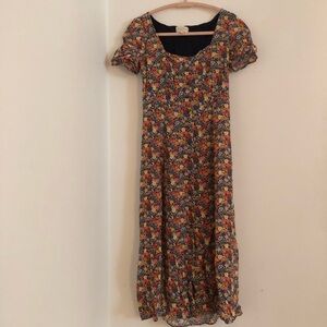 Sezane Victoria Floral Midi Summer Dress
Size-34/USA-2